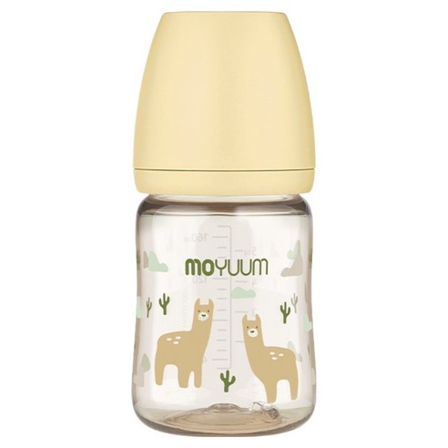 MOYUUM 第三代 PPSU 寬口奶瓶 設計款 170ml（1m+）