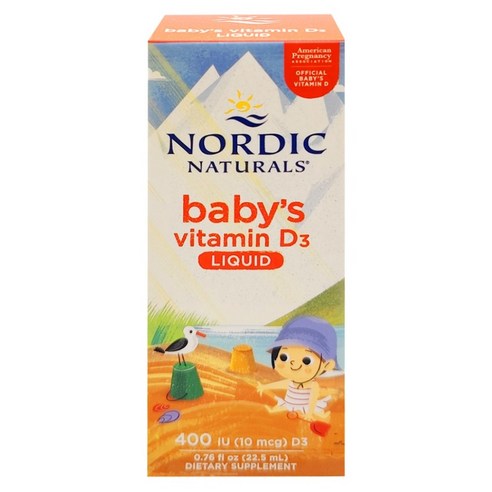 Nordic Naturals 貝比D 液體維生素D3滴劑 22.5ml