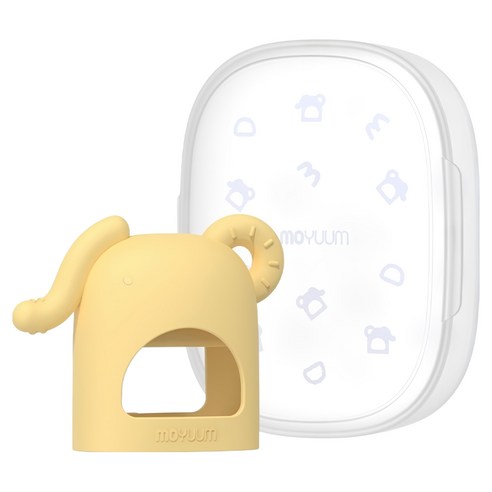 MOYUUM 白金矽膠手套固齒器 小小象