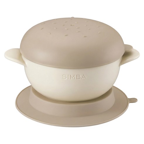 Simba 小獅王辛巴 美味漢堡吸盤碗(6 個月以上)